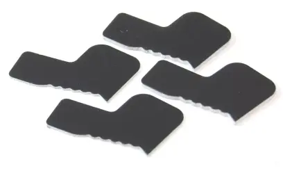 Sada čtyř vymezovacích podložek pro nastavení délky střely u podavače střel Mr. Bulletfeeder.